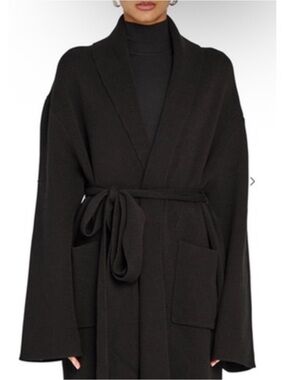 Black Crosby Sweater Duster SER.OY.A Large